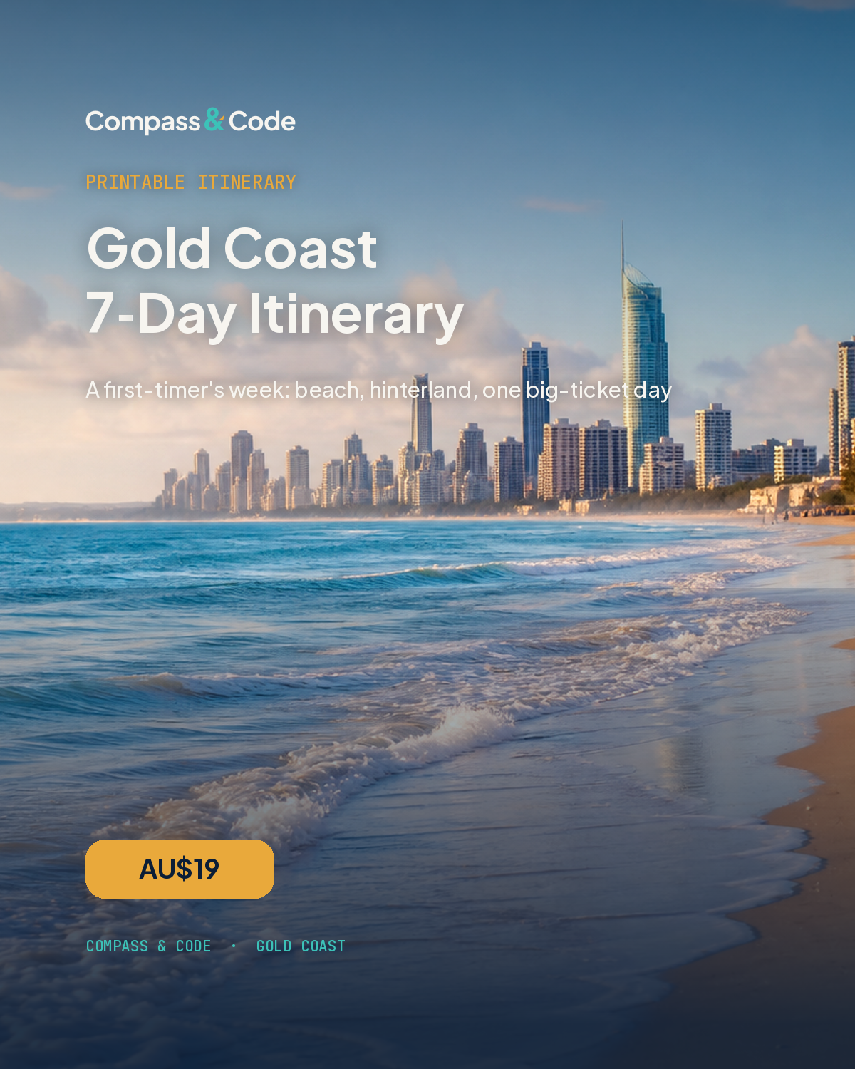 Gold Coast 7-Day Itinerary cover